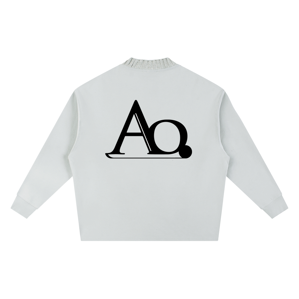 Artistic Operations Official Knitted Round Neck Oversize Sweatshirt