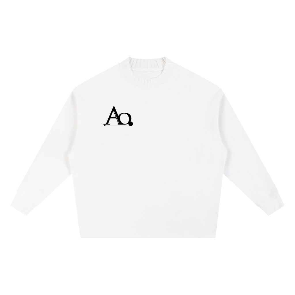 Artistic Operations Official Knitted Round Neck Oversize Sweatshirt