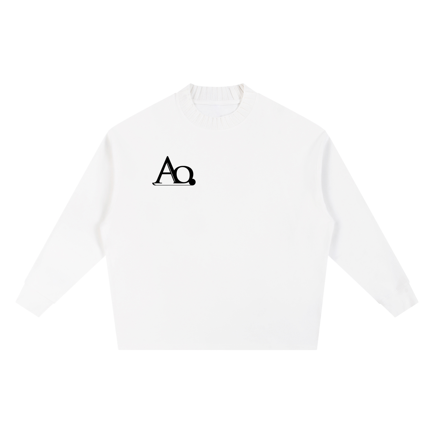 Artistic Operations Official Knitted Round Neck Oversize Sweatshirt