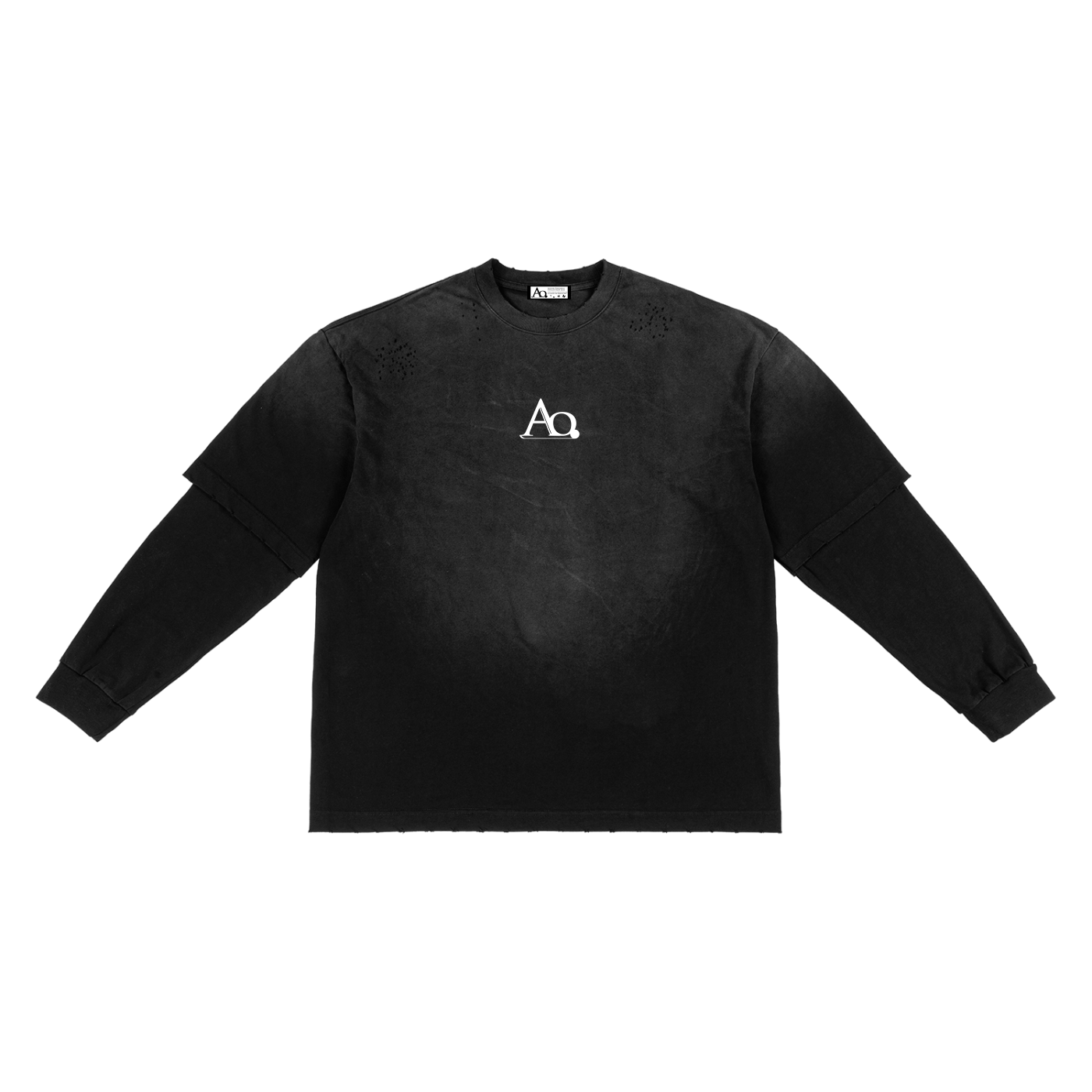 mens,faded,black,longsleeve,gray,fade,cotton,tapstitch,artistic,operations,2026,new,winter,evening,sports