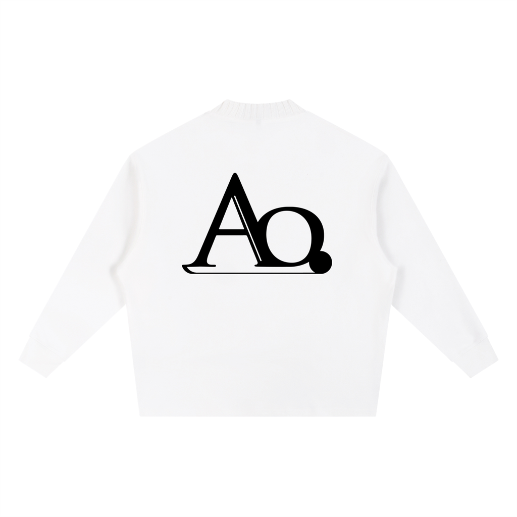 Artistic Operations Official Knitted Round Neck Oversize Sweatshirt