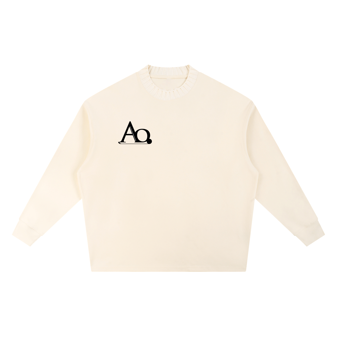 Artistic Operations Official Knitted Round Neck Oversize Sweatshirt