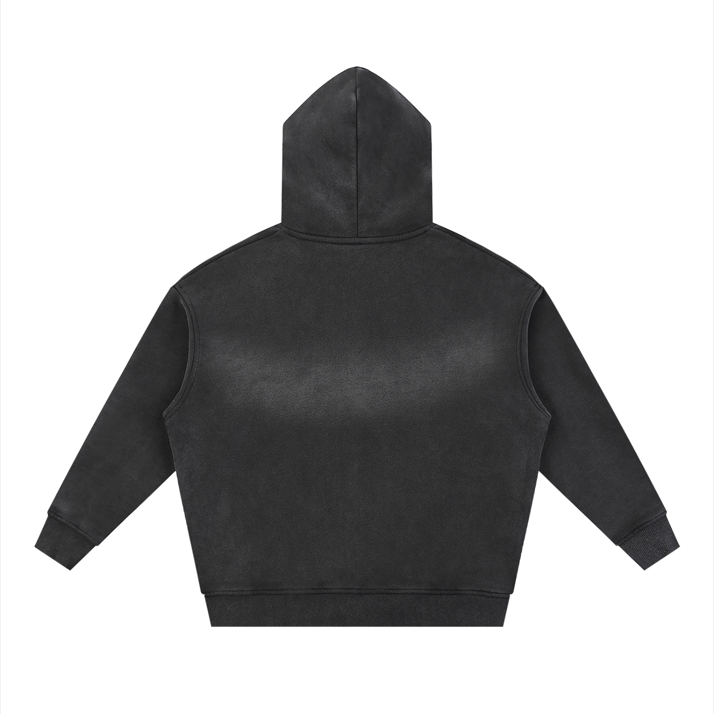 Artistic Operations Official Sunfade Two-way Zipper Boxy Fleece Hoodie