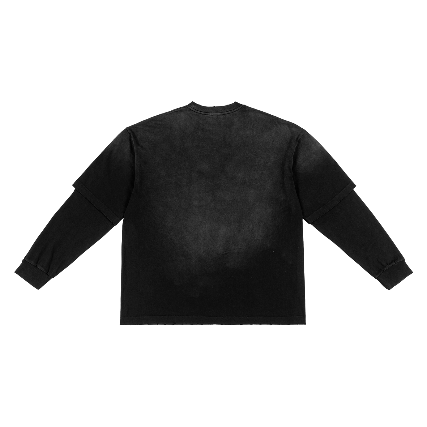 mens,faded,black,longsleeve,gray,fade,cotton,tapstitch,artistic,operations,2026,new,winter,evening,sports