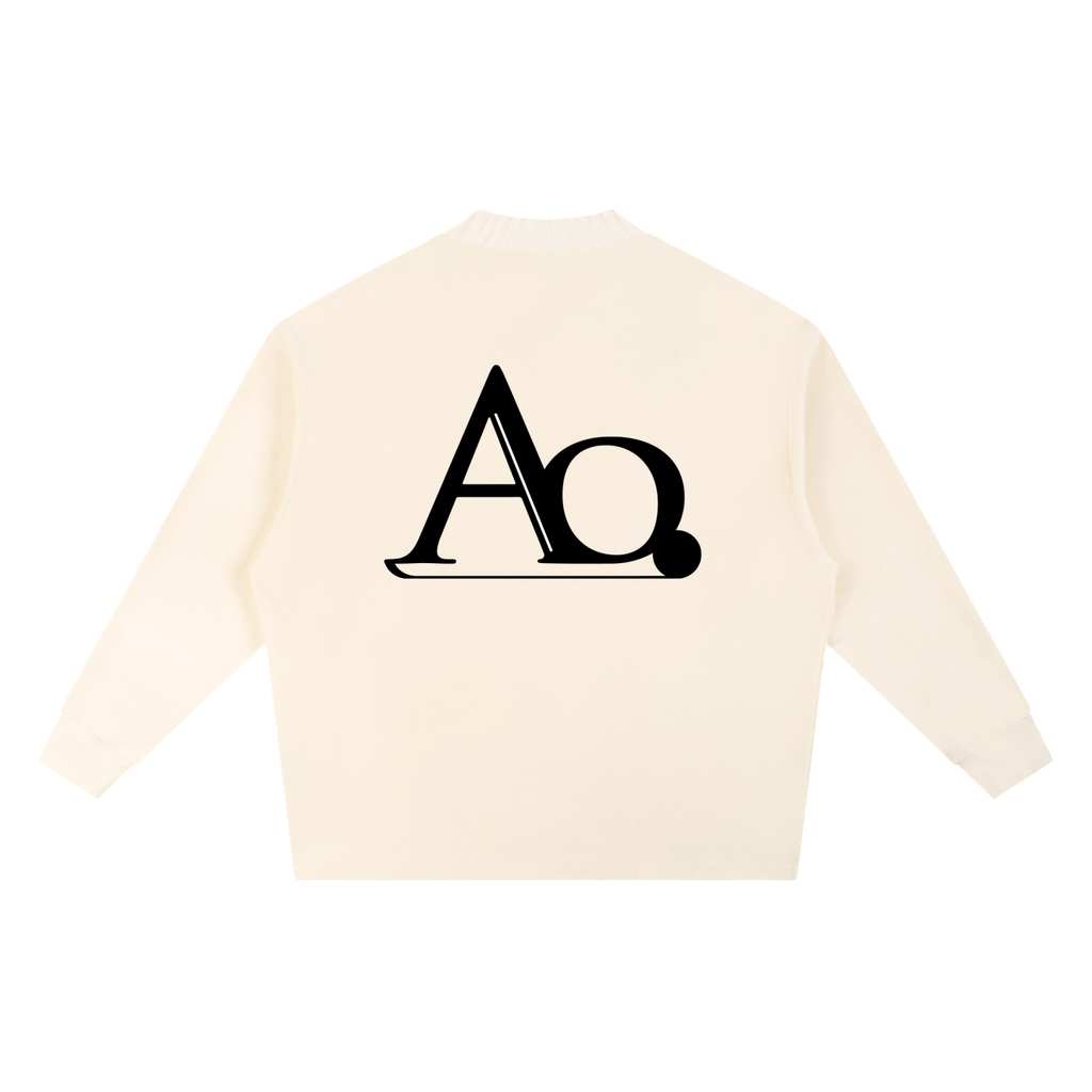 Artistic Operations Official Knitted Round Neck Oversize Sweatshirt