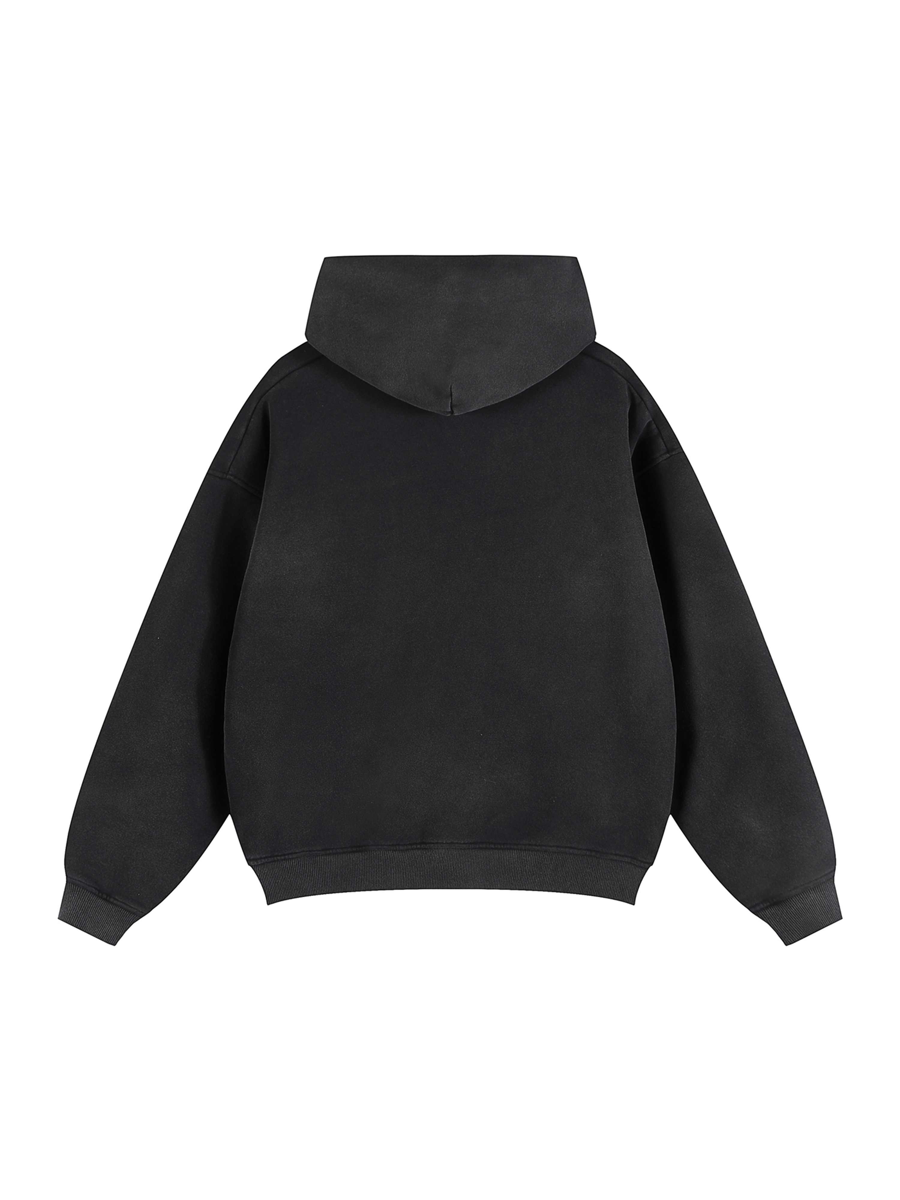 Artistic Operations Official Sunfade Two-way Zipper Boxy Fleece Hoodie