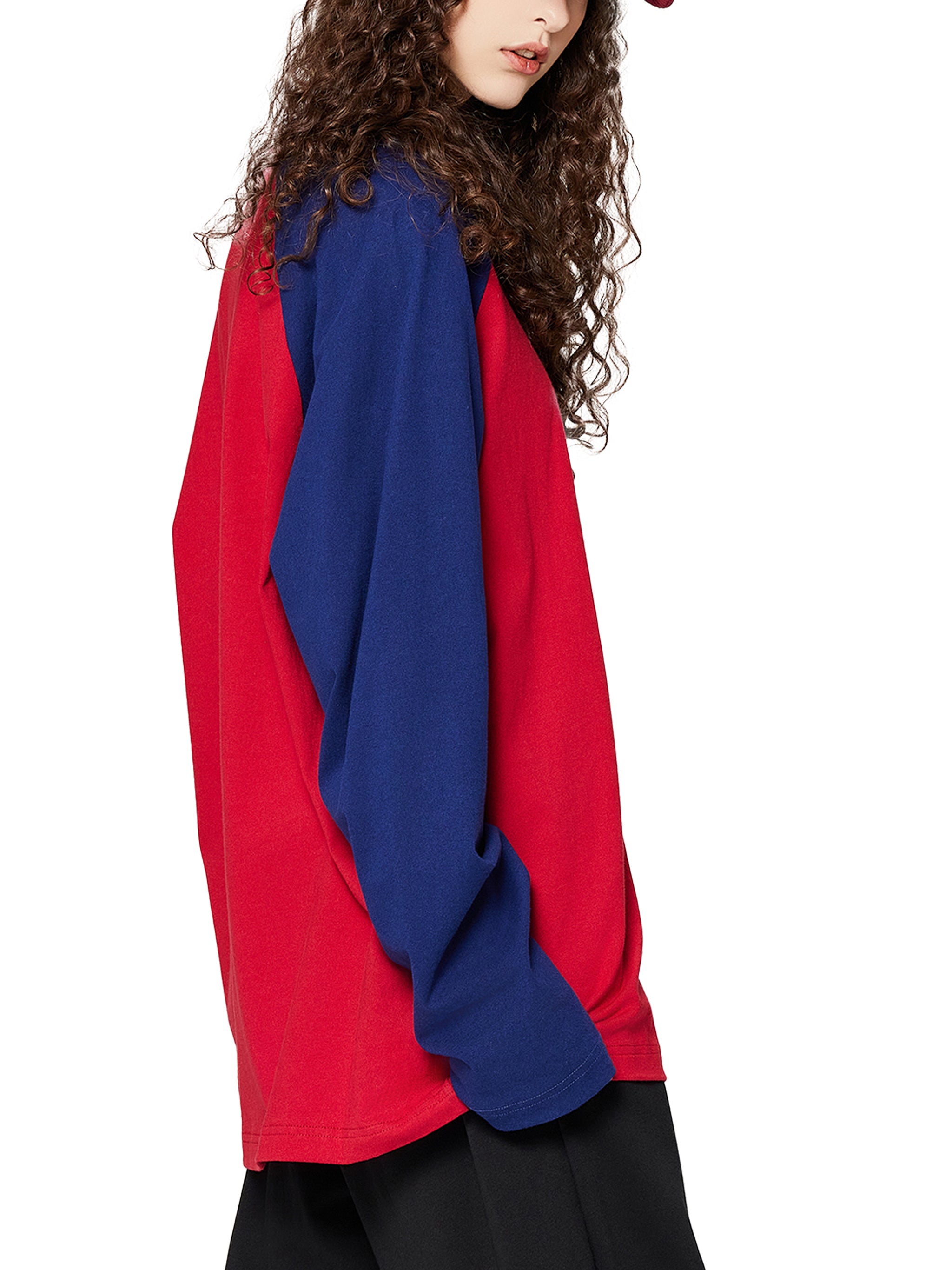 Artistic Operations Color-Blocked Raglan Long-Sleeve T-Shirt