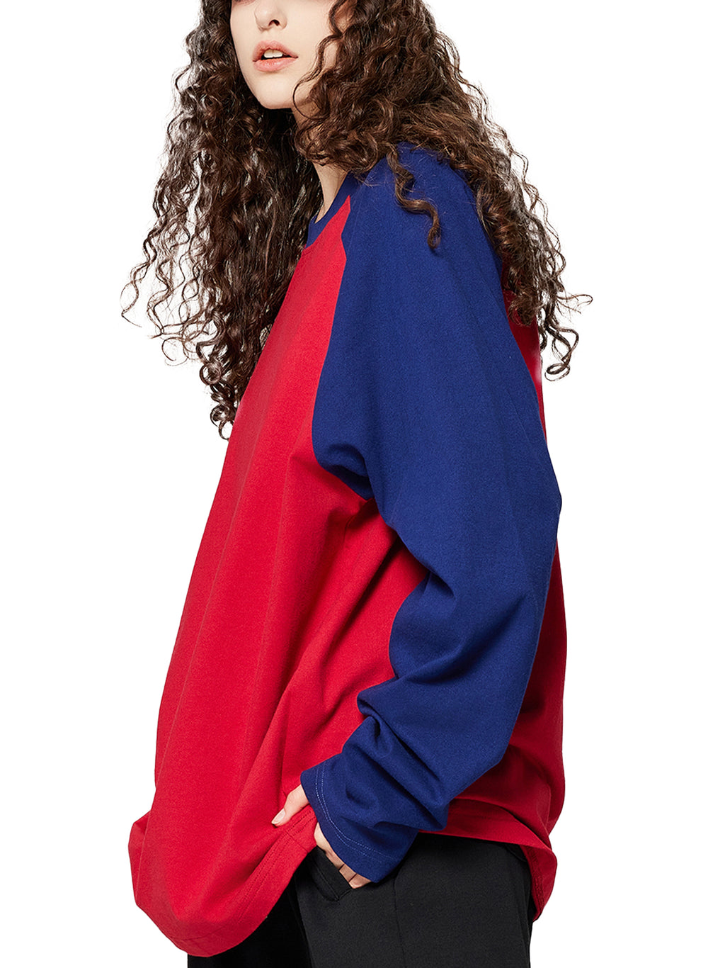 Artistic Operations Color-Blocked Raglan Long-Sleeve T-Shirt