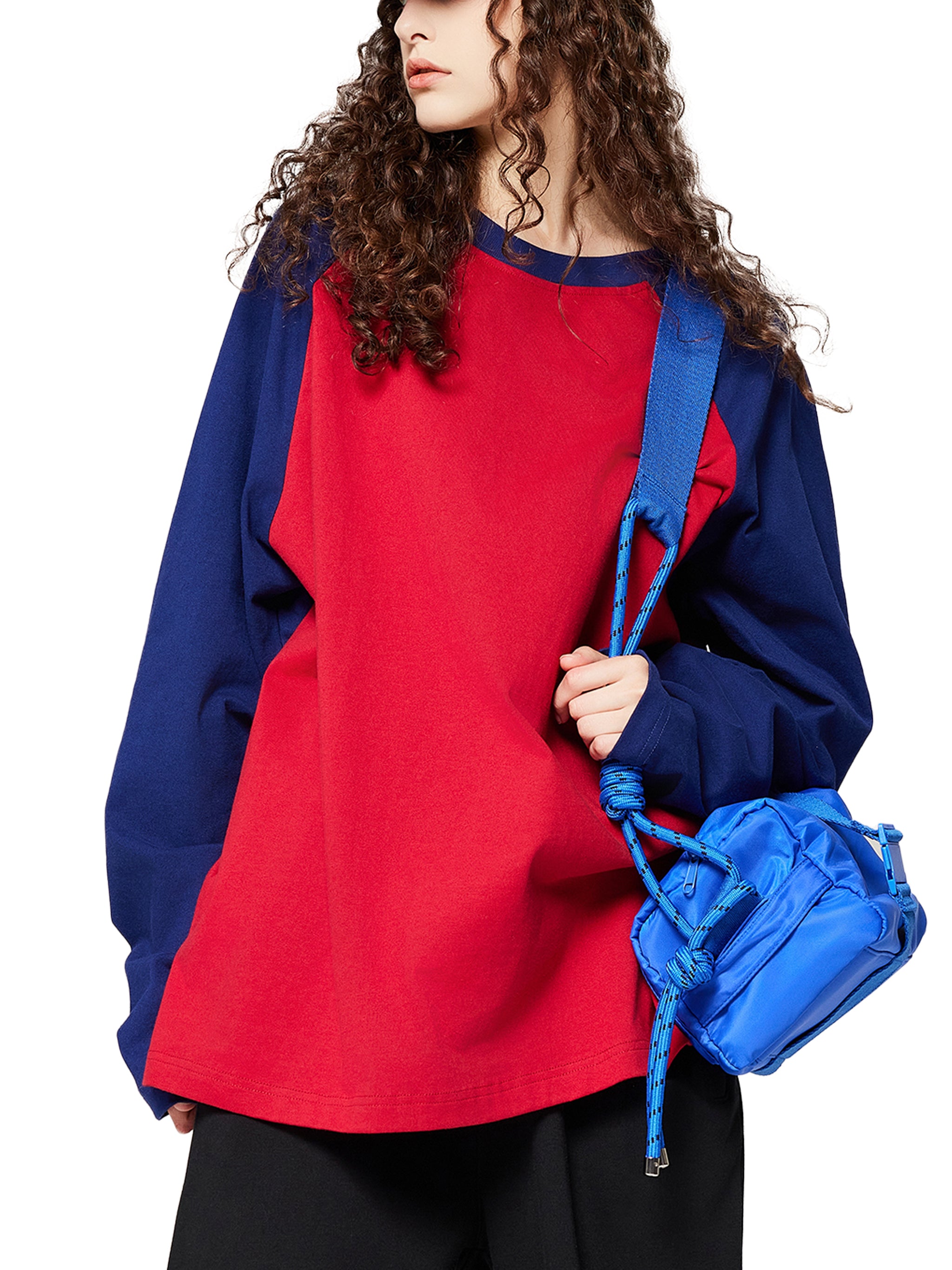 Artistic Operations Color-Blocked Raglan Long-Sleeve T-Shirt