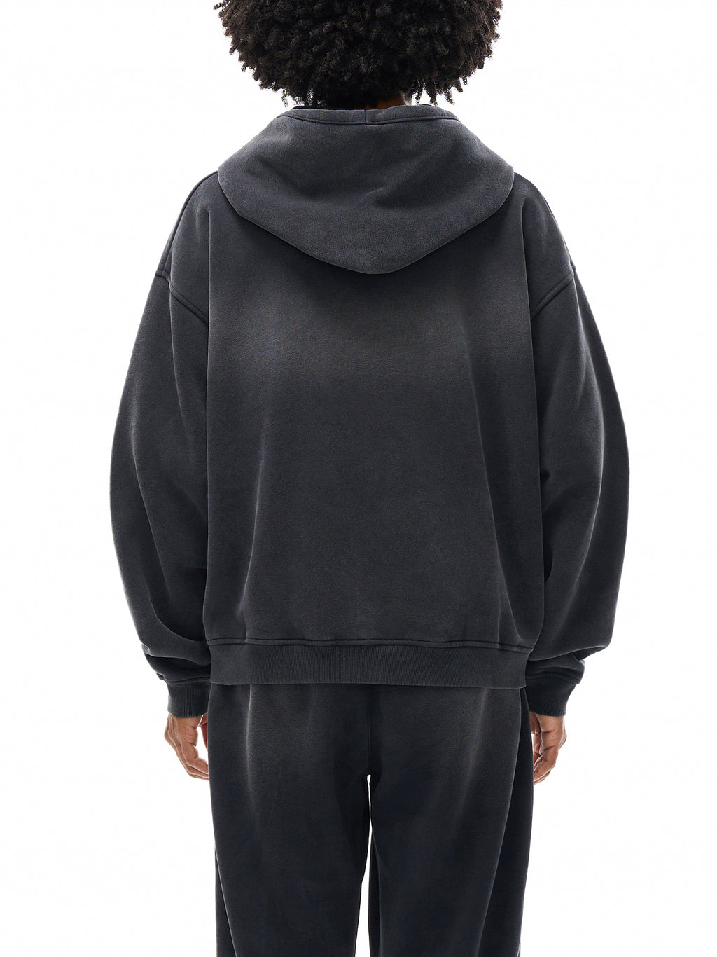 Artistic Operations Official Sunfade Two-way Zipper Boxy Fleece Hoodie