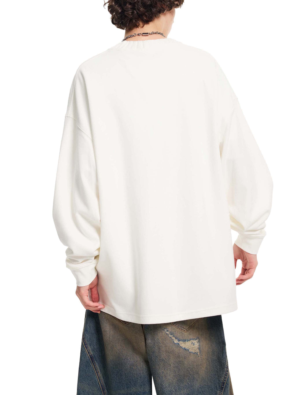 Artistic Operations Official Knitted Round Neck Oversize Sweatshirt