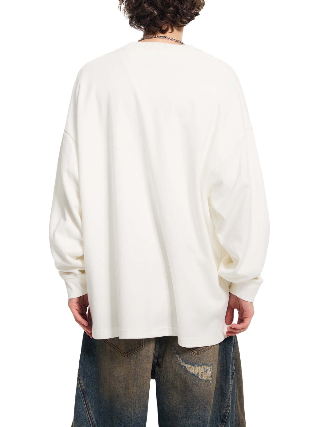 Artistic Operations Official Knitted Round Neck Oversize Sweatshirt
