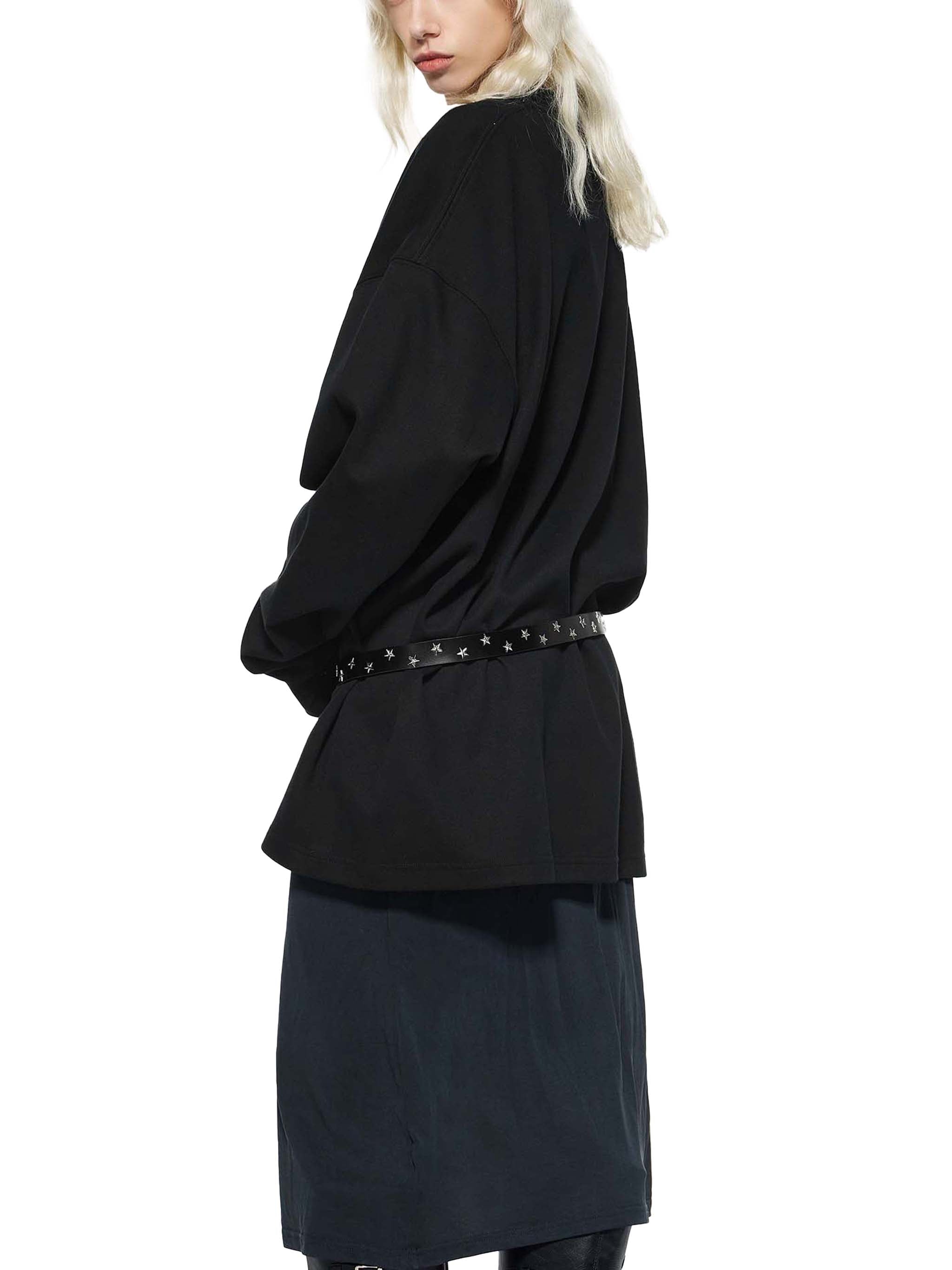 Artistic Operations Official Knitted Round Neck Oversize Sweatshirt