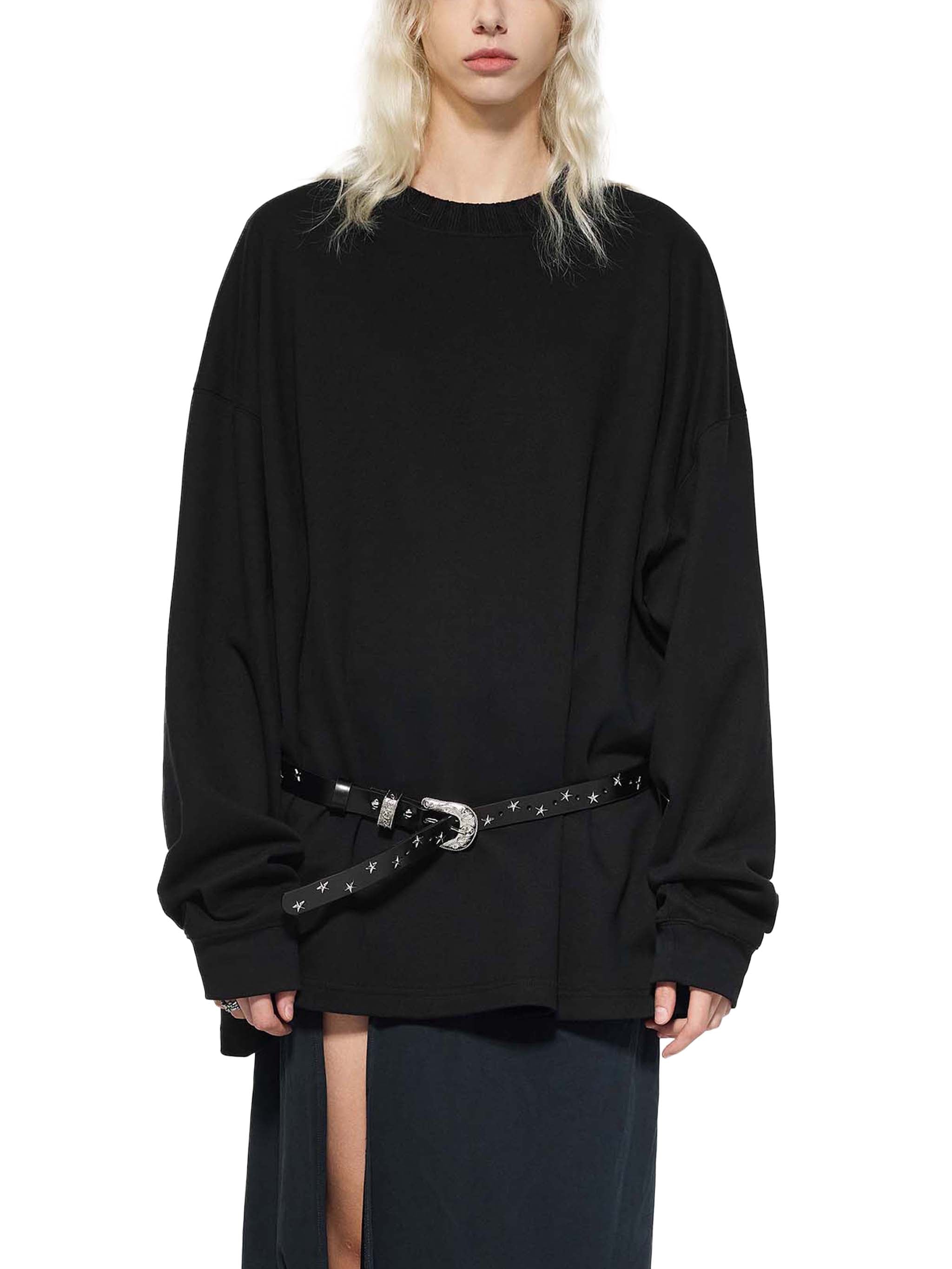 Artistic Operations Official Knitted Round Neck Oversize Sweatshirt