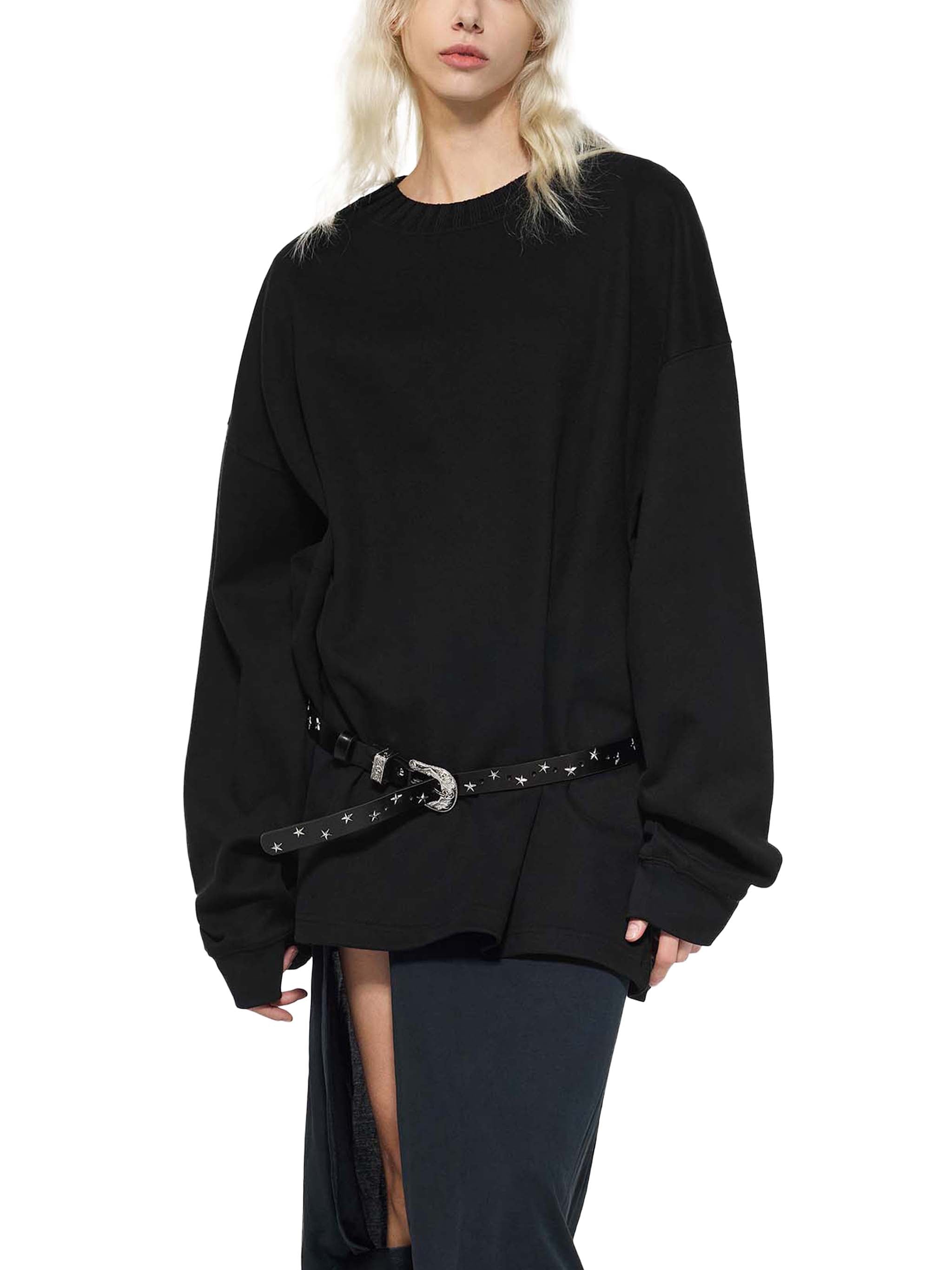Artistic Operations Official Knitted Round Neck Oversize Sweatshirt