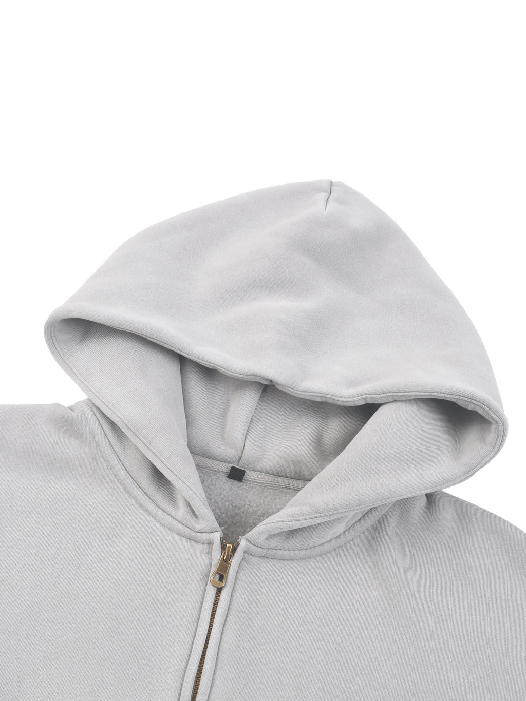 Artistic Operations Official Sunfade Two-way Zipper Boxy Fleece Hoodie