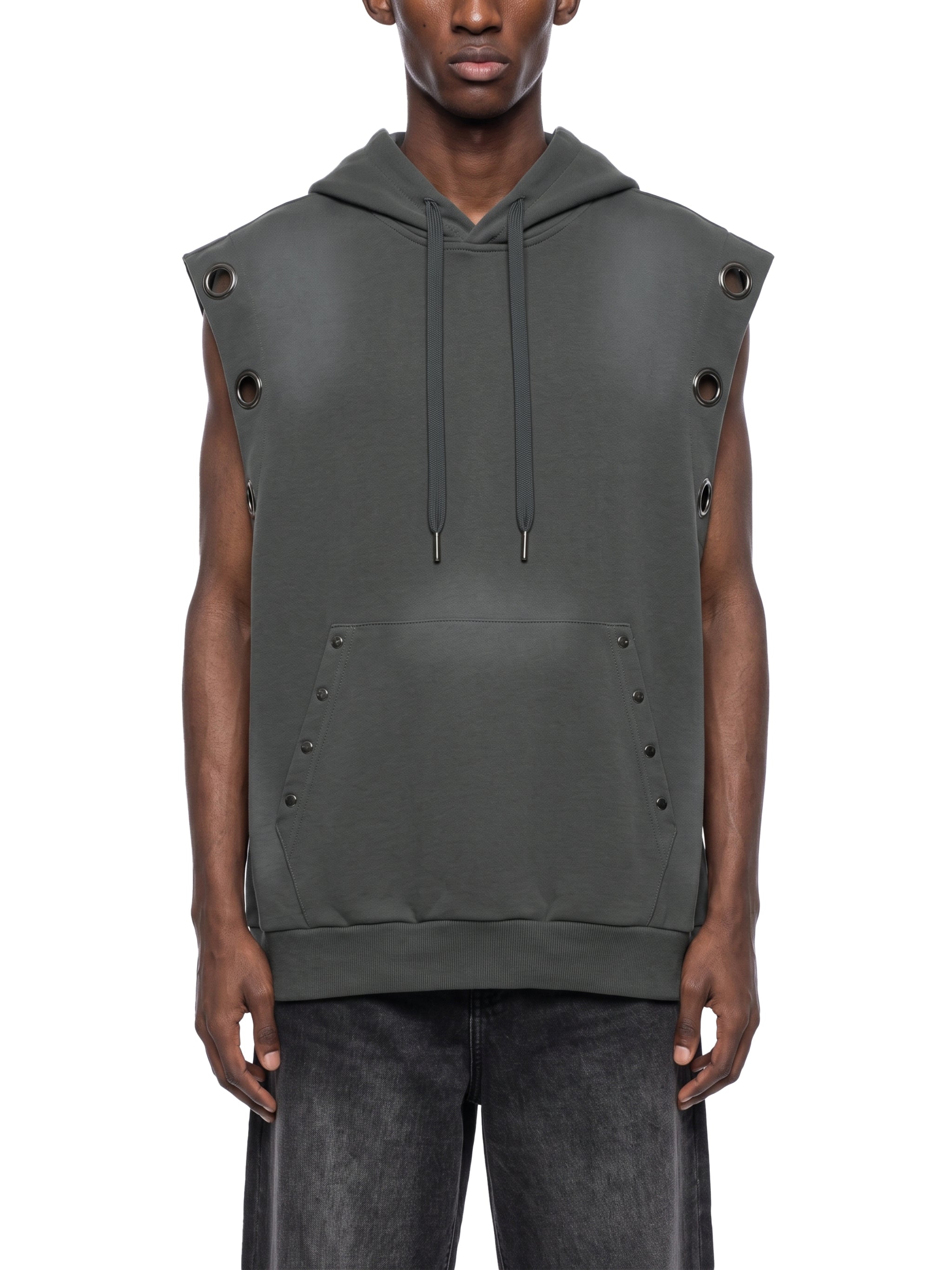 Artistic Operations Official Unisex Vintage Wash Sun Fade Sleeveless Hoodie