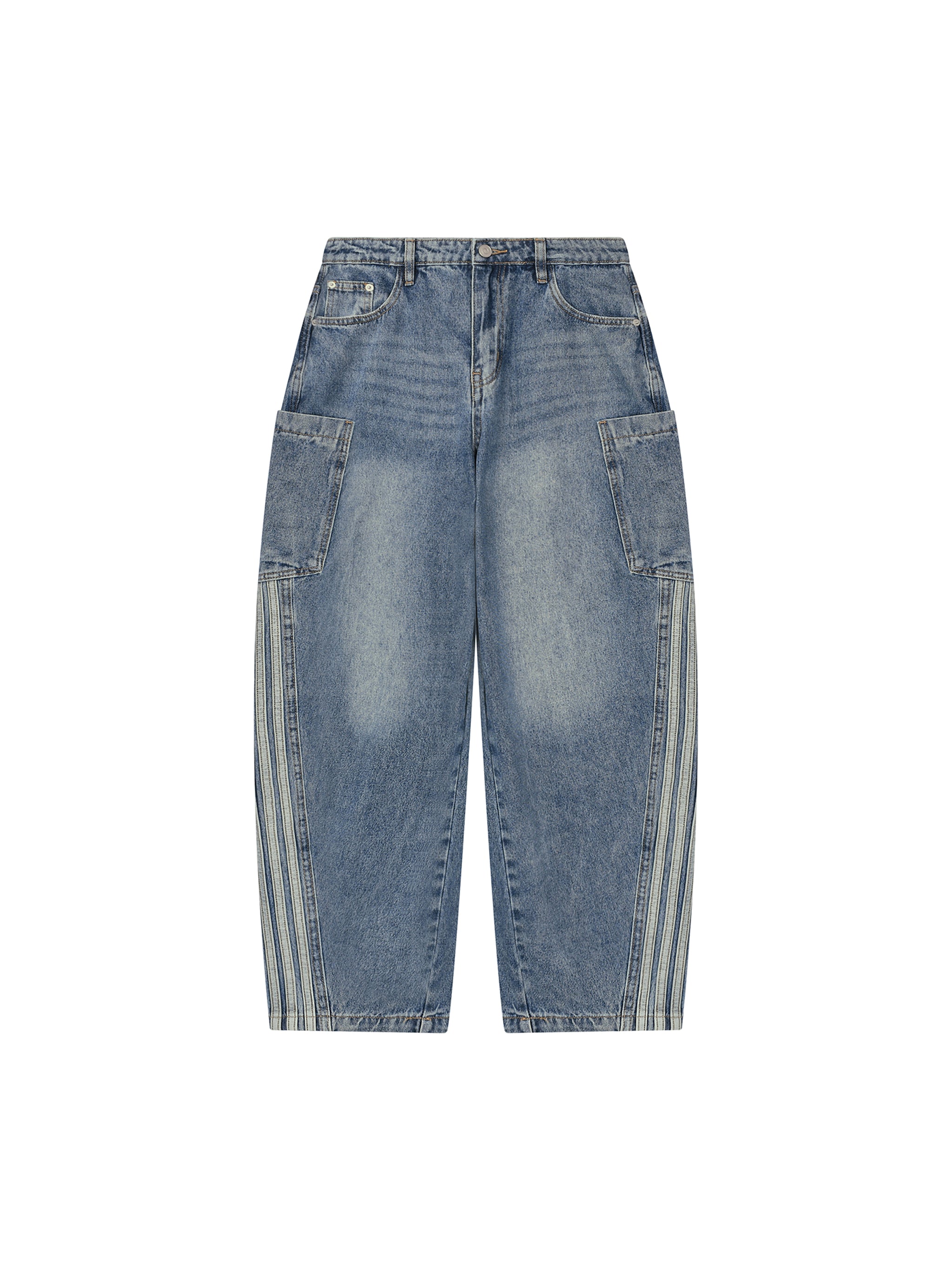 Artistic Operations Official Women's Vintage Wash Barrel Leg Jeans
