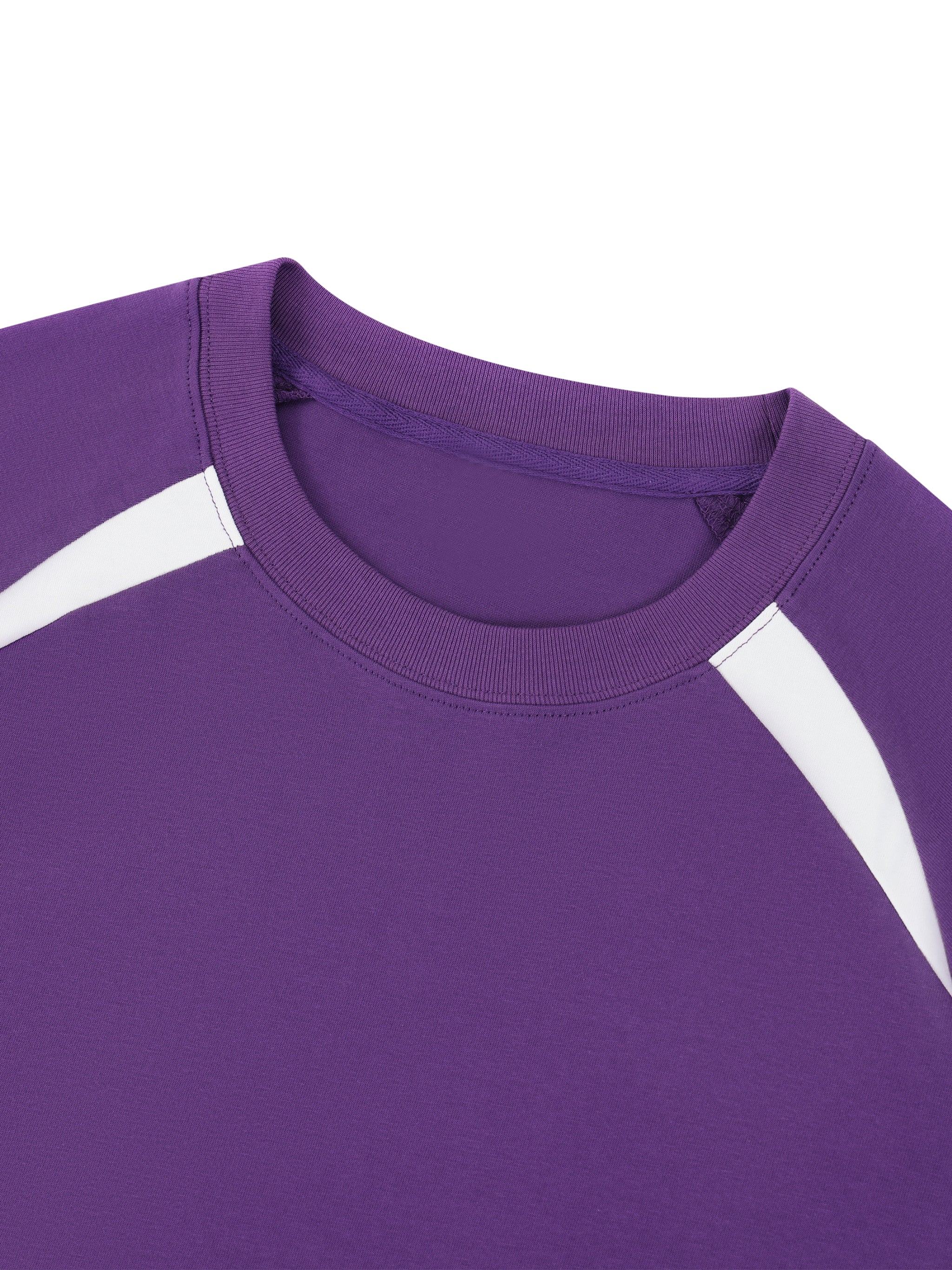 Unisex Contrast Panel Raglan T-Shirt