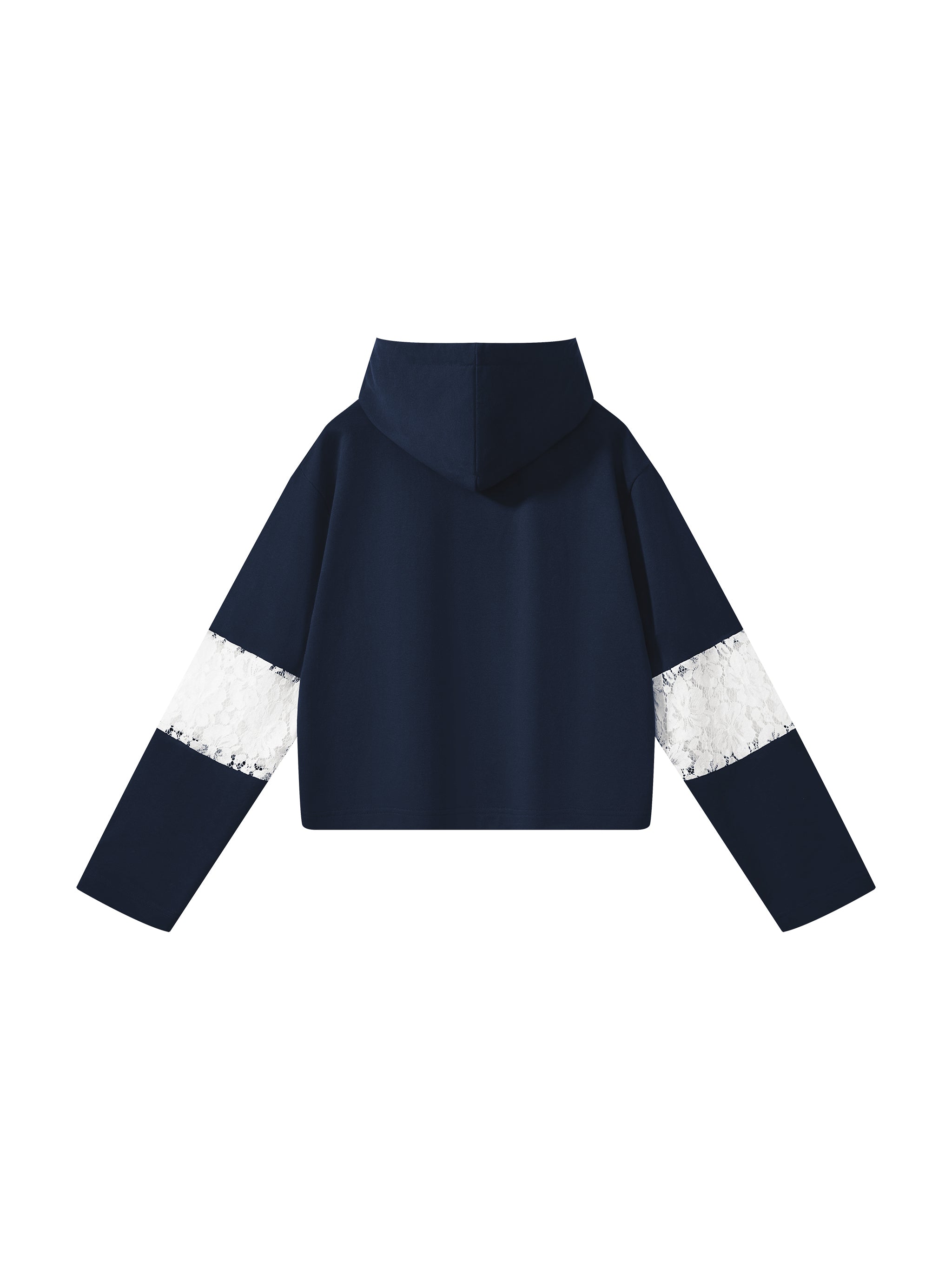Artistic Operations Official Women’s Cropped Lace-Panel Hoodie