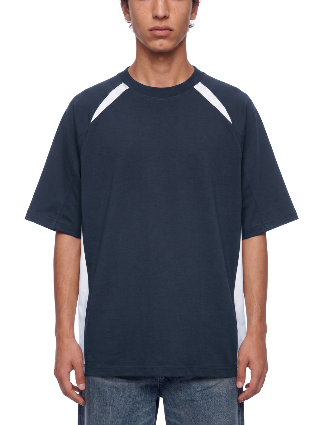 Unisex Contrast Panel Raglan T-Shirt