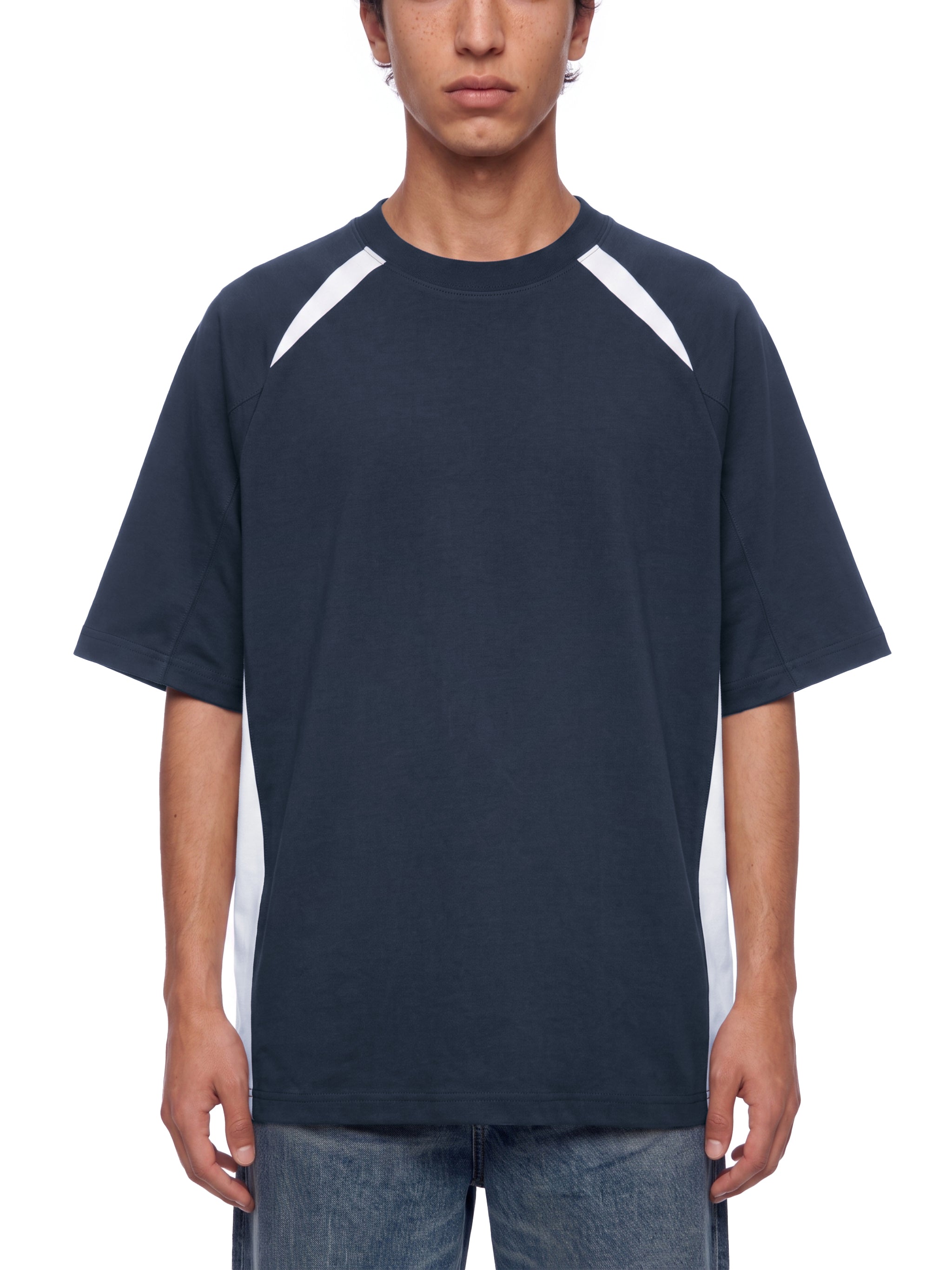 Unisex Contrast Panel Raglan T-Shirt