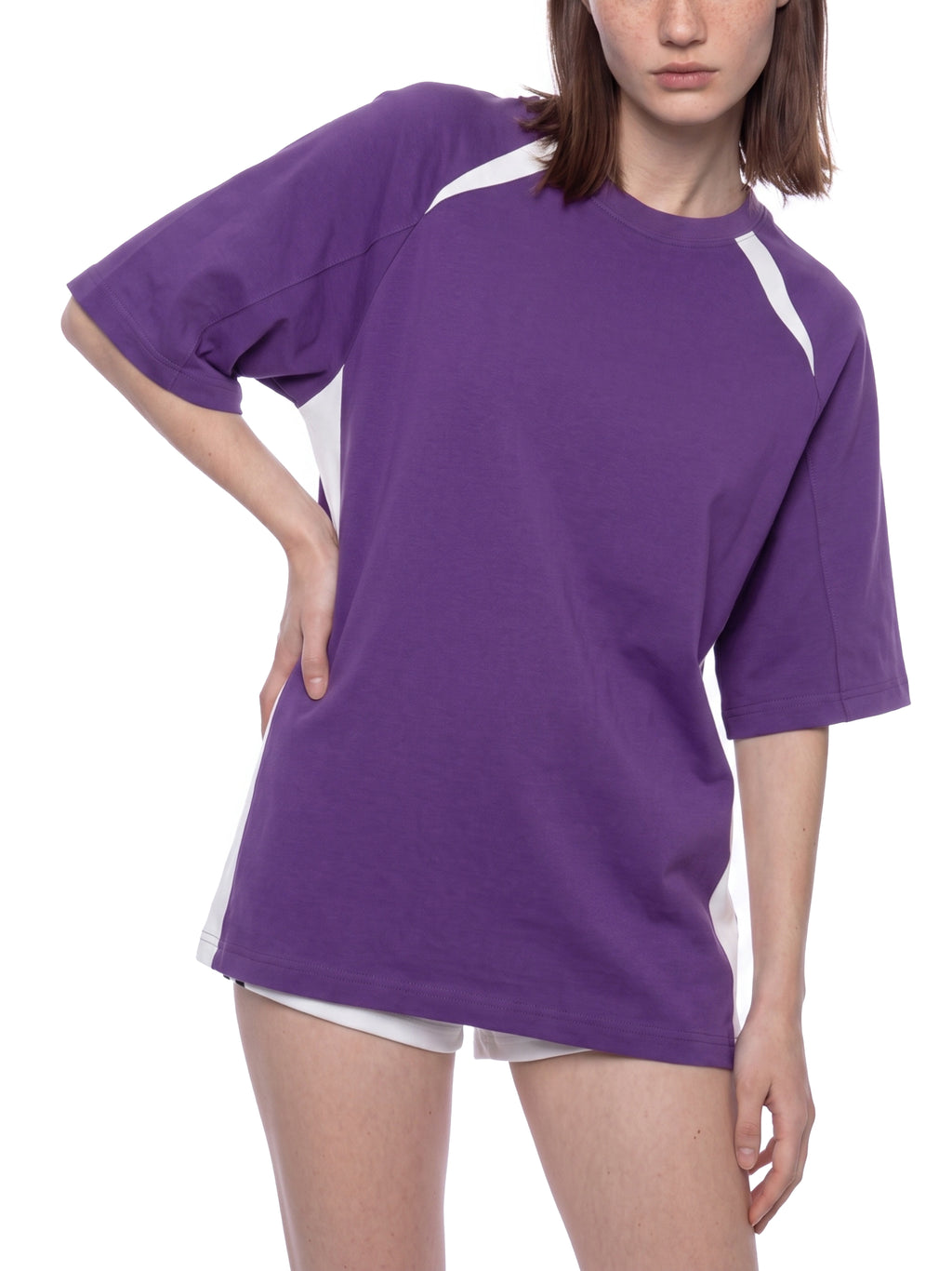 Unisex Contrast Panel Raglan T-Shirt